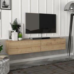ТВ шкаф Toivakka 135x31x25см дъб [] - Sonata G