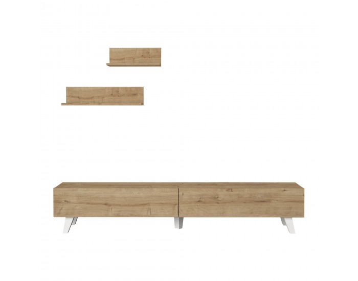 Saarijärvi ТВ маса с 2 рафта дъб []