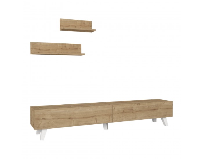 Saarijärvi ТВ маса с 2 рафта дъб []