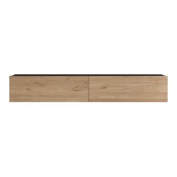 Lapinlahti ТВ маса 180 x 31,5 x 29,5 cm черно/дъб [] - Sonata G
