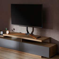 Стойка за телевизор Ystad за екрани до 65 инча [] - Дневна