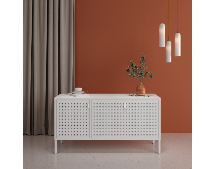 ТВ шкаф Castelli 114 x 40 x 60 см стомана []