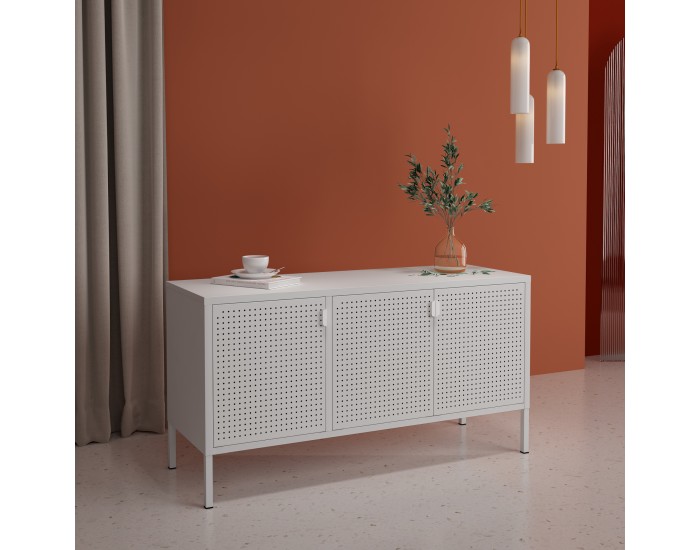 ТВ шкаф Castelli 114 x 40 x 60 см стомана []