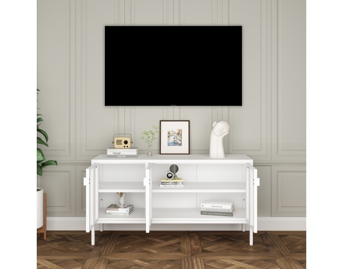 ТВ шкаф Castelli 114 x 40 x 60 см стомана []