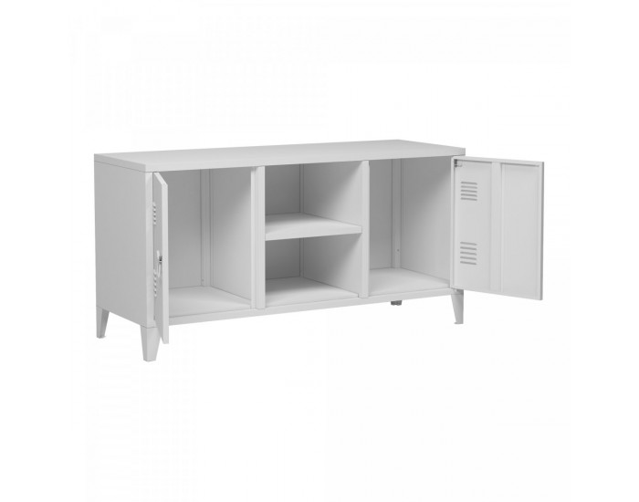 Котка ТВ шкаф с 2 врати бял []