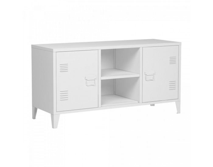 Котка ТВ шкаф с 2 врати бял []