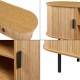 ТВ шкаф Tvedestrand 140x40x55 см бамбук естествен []