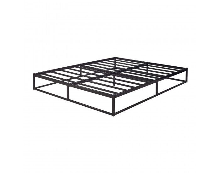 Метално легло Trerunta 160 x 200 см стоманено черно []