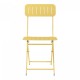 Комплект сгъваеми столове Sande от 2 бр., стомана, жълт []
