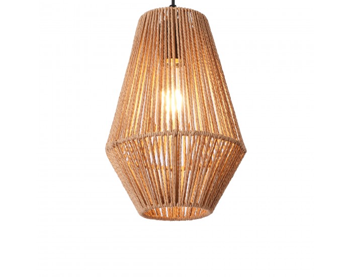 Висяща лампа за въже Newtownabbey бежова []