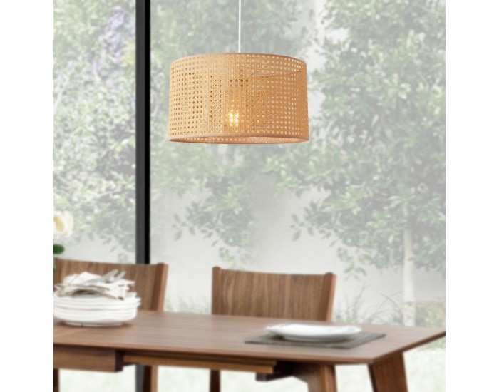 Висяща лампа Shrewsbury бежово / бяло []