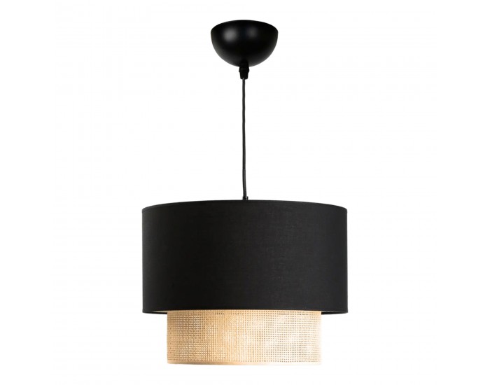 Висяща лампа Loughborough 1 x E27 черна / жълта []
