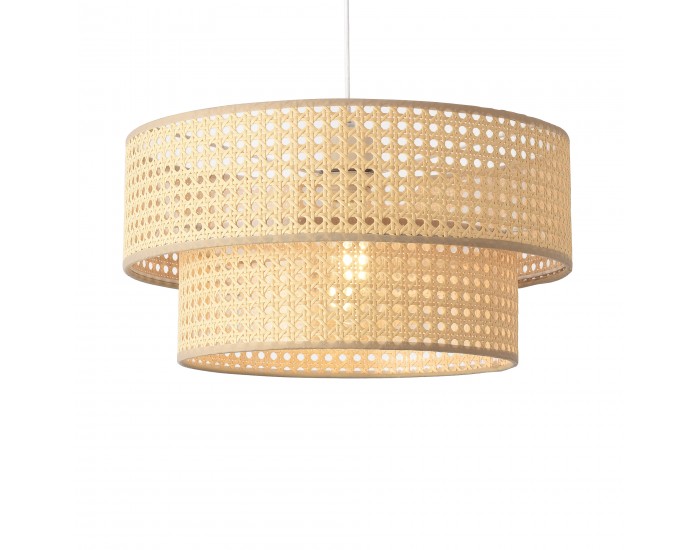 Висяща лампа Ascot Ø40 см визия на ратан []