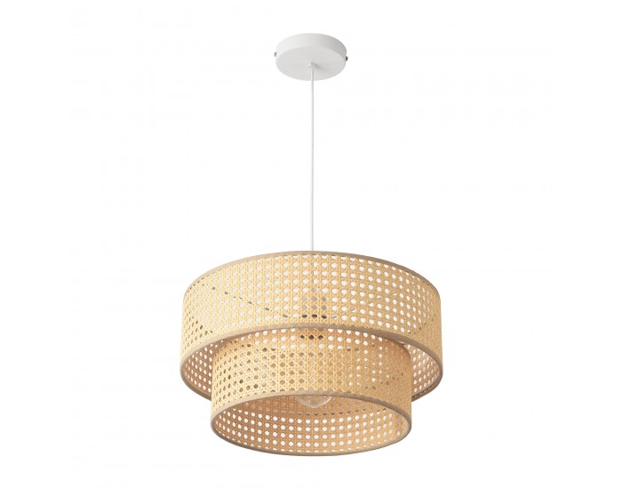 Висяща лампа Ascot Ø40 см визия на ратан []