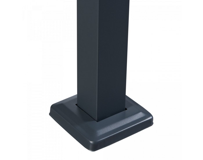 Ограда за кофа за боклук Uusikaupunki 120x91x91 cm антрацит/изглед дърво []