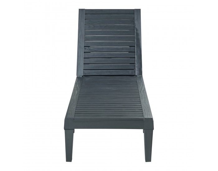 Шезлонг Ateleta 172x58 см черен []