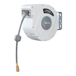 Макара за маркуч за сгъстен въздух Nassau 10m + 1m бял/сив [] - Инструменти, Аксесоари за градината