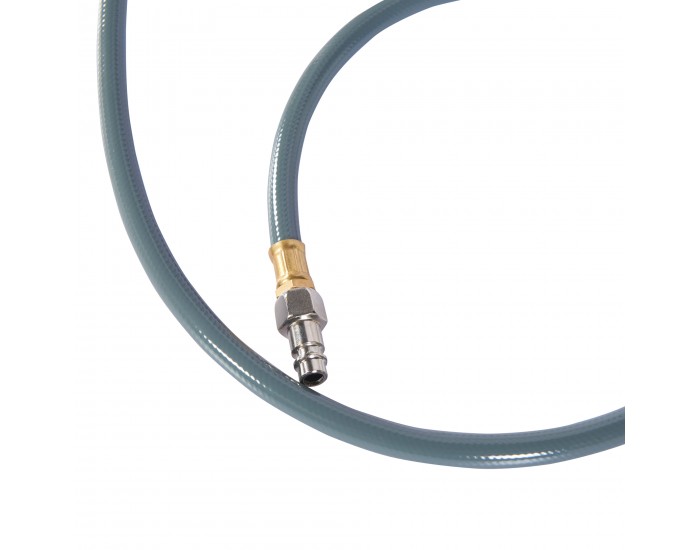 Макара за маркуч за сгъстен въздух Nassau 10m + 1m бял/сив []