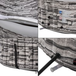 Надуваема джакузи Carosino 204x70 см [] - Басейни и Спа