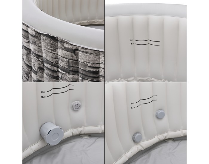 Надуваема джакузи Carosino 204x70 см []