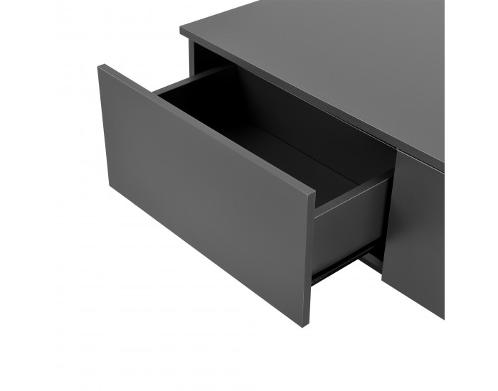 Холна маса Kagiso 95x60x31 см с 4 чекмеджета Matt Dark Grey