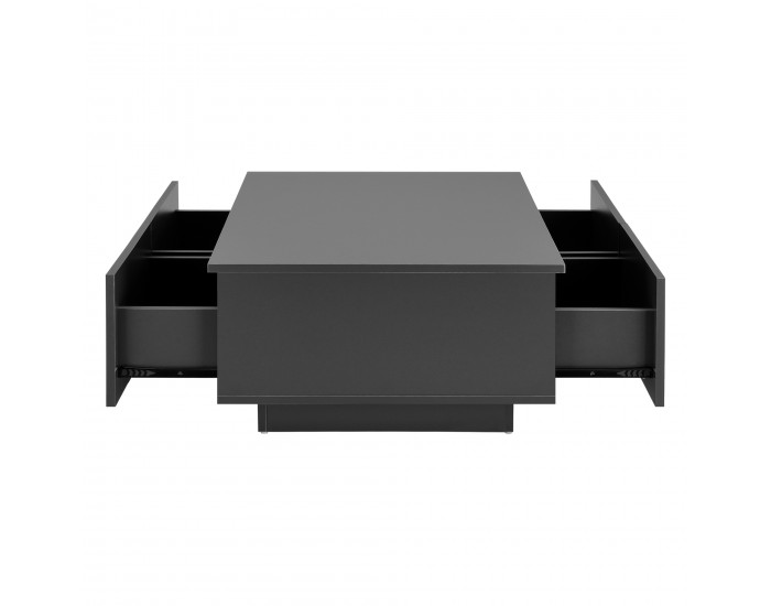 Холна маса Kagiso 95x60x31 см с 4 чекмеджета Matt Dark Grey