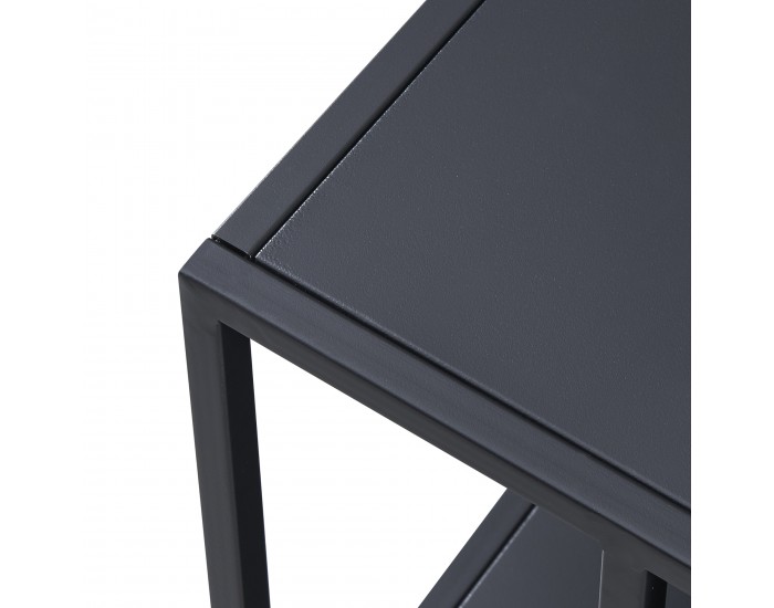 Холна маса Kumlinge 47x110x55 см черна []