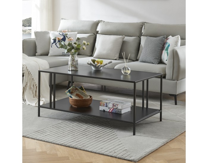 Холна маса Kumlinge 47x110x55 см черна []