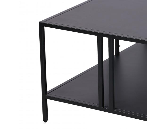 Холна маса Kumlinge 40x80x80 см черна []