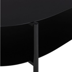 Холна маса Enebakk 112x62x40.5cm черен, мат [] - Холни маси