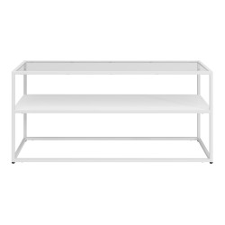 Холна маса Solund 102x43x46 см бяла, мат [] - Холни маси