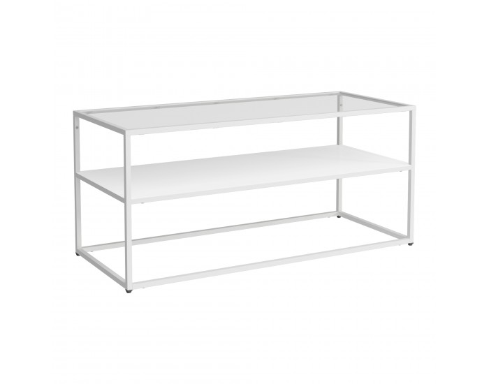 Холна маса Solund 102x43x46 см бяла, мат []
