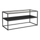 Холна маса Solund 102x43x46 см черна, мат []