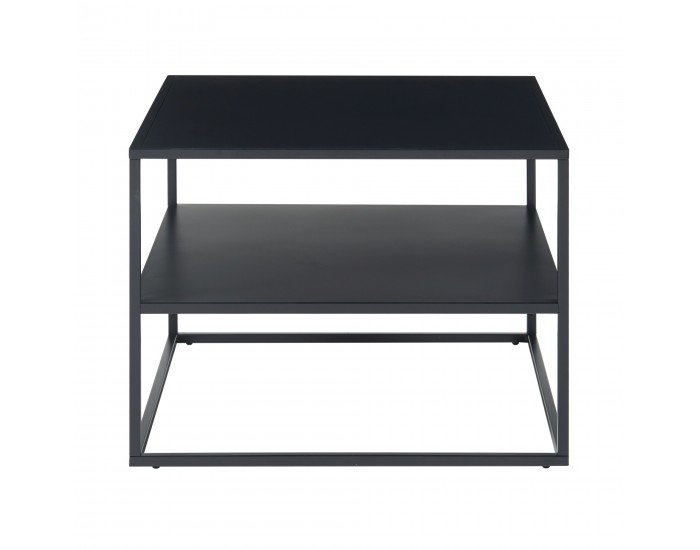 Холна маса Solund с рафт 60x60x45 см черна, мат []