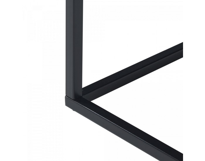 Маса за кафе Solund 60x60x45 см черна, мат []