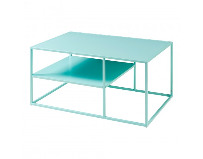 Холна маса Solund 90x60x45 см ментово синьо []