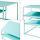 Холна маса Solund 90x60x45 см ментово синьо []