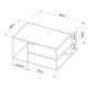 Холна маса Solund 90x60x45 см ментово синьо []