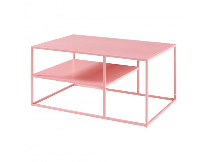 Холна маса Solund 90x60x45 см розова []