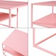 Холна маса Solund 90x60x45 см розова []
