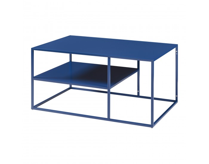 Холна маса Solund 90x60x45 см тъмно синя []