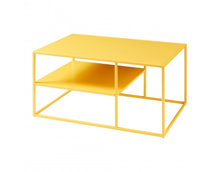 Холна маса Solund 90x60x45 см жълто []