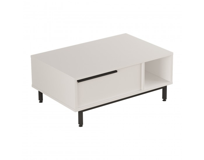 Холна маса Majaajoå 90x60x38 см бяла []