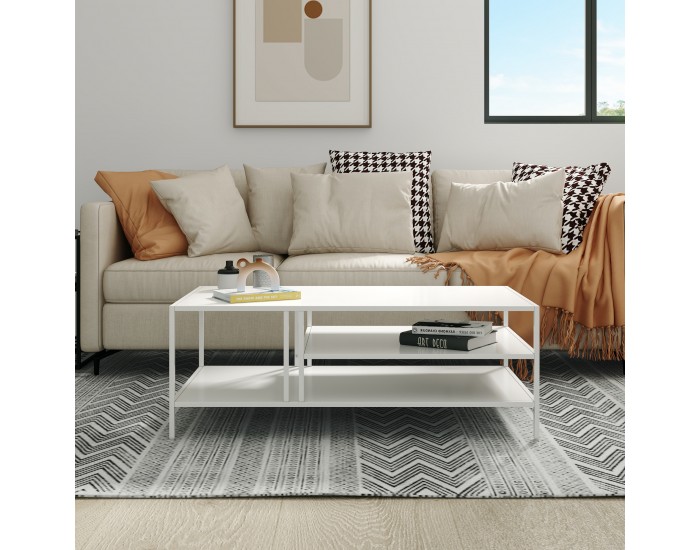 Холна маса Kumlinge 40x110x55 см бяла []