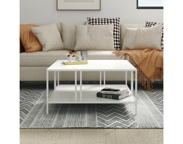 Холна маса Kumlinge 40x80x80 см бяла []