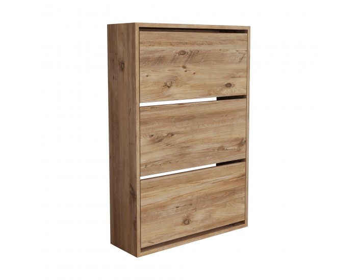 Шкаф за обувки Aurskog 110x73.5x24см дъб []