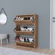 Шкаф за обувки Aurskog 110x73.5x24см дъб []