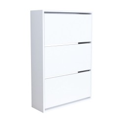 Шкаф за обувки Aurskog 110x73.5x24cm бял [] - Sonata G