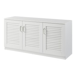Шкаф за обувки Løten 125x36x62 см Бял [] - Sonata G