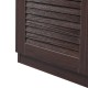 Шкаф за обувки Løten 125x36x62 см Венге []